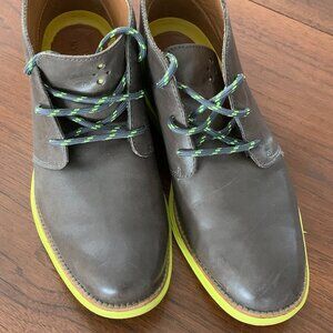 Cole Haan Men's Grand OS Chukka book - Grey and key lime